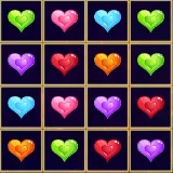 Sliding Hearts Match 3